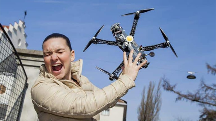 drone accident in las vegas