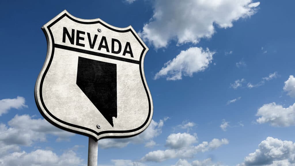 nevada street sign
