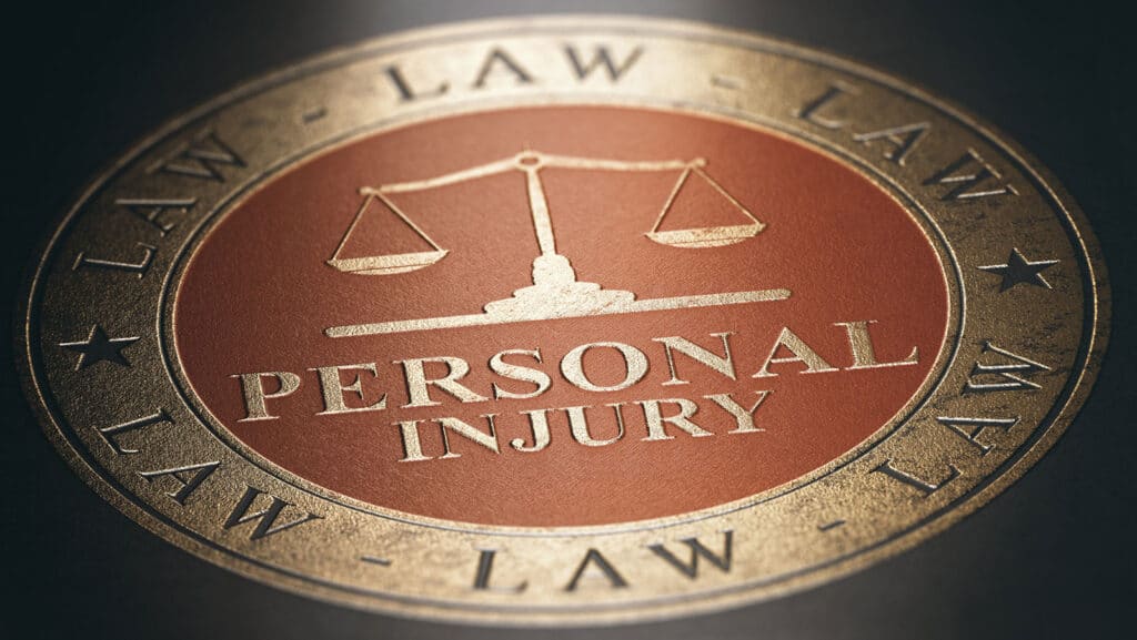 personal injury law symbol