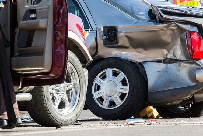 Single Car Accident Leaving The Scene