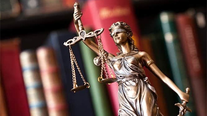 Lady justice statue