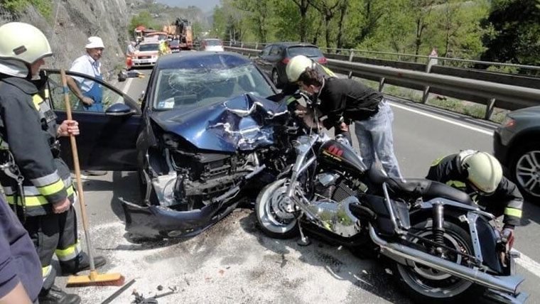 Motorcycle accident