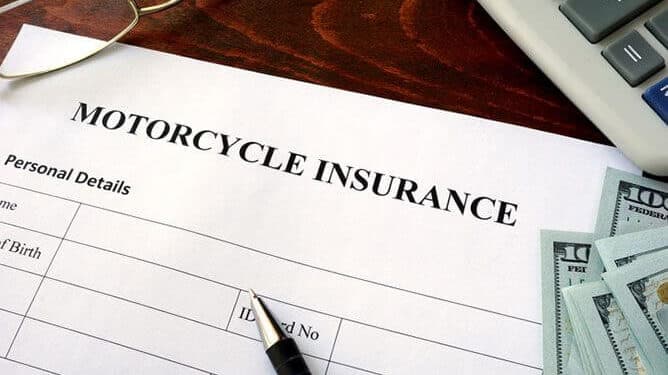 Motorcycle insurance form