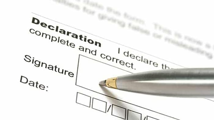 witness affidavit