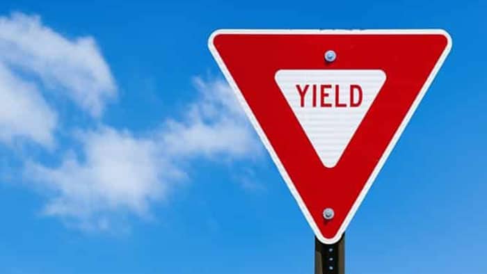 Yield sign 2