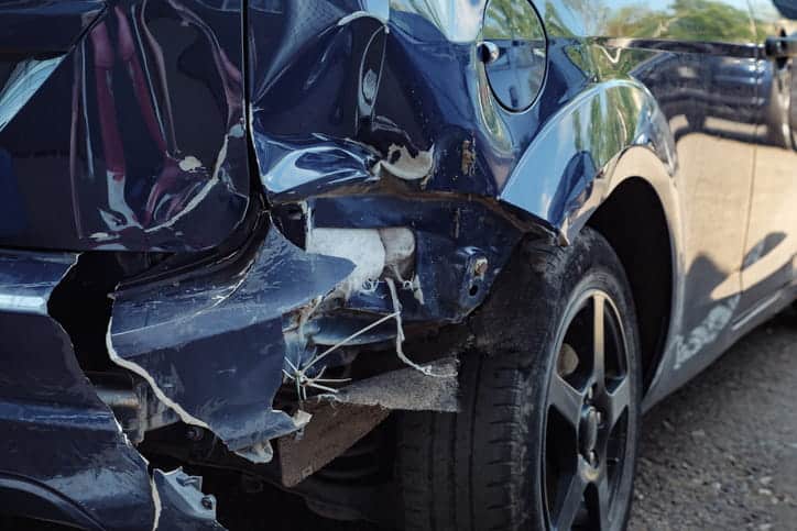 Macdonald Highlands Car Accident Attorney 1 A severely damaged vehicle after a car accident.