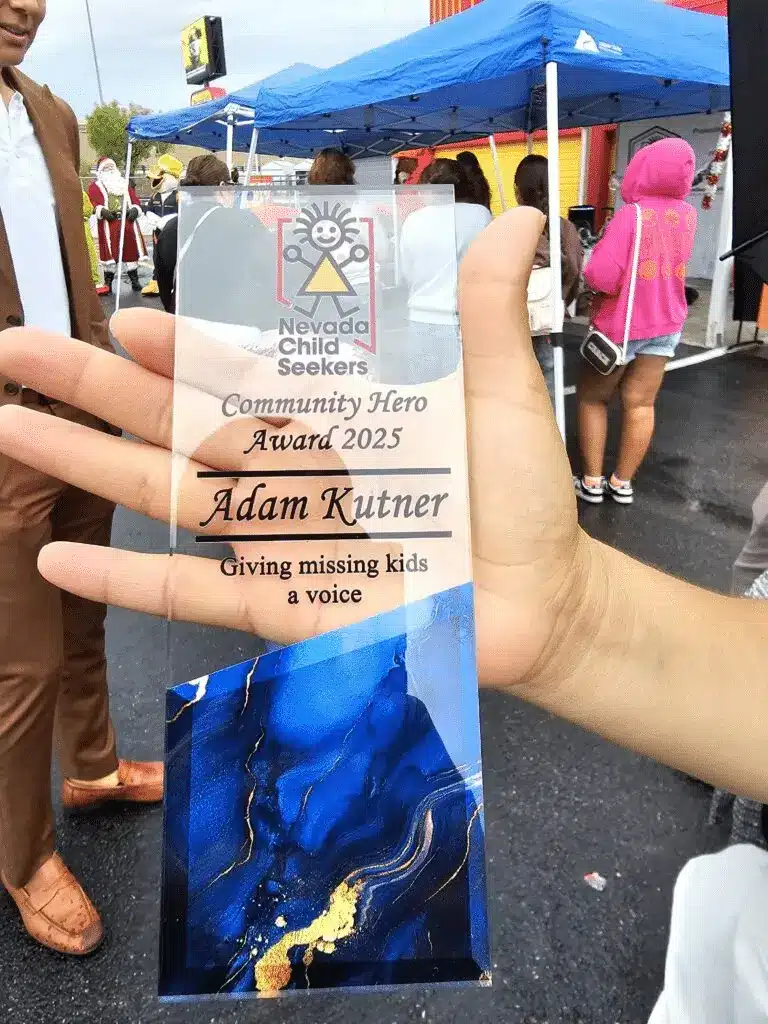 Adam Kutner Cares Honored With Community Hero Award From Nevada Child Seekers 1 Image 4