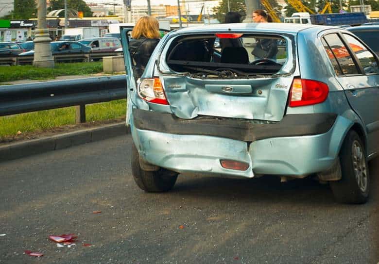 I Was Rear-Ended — Should I Get A Lawyer? A Practical Guide For Nevada Drivers 18 A vehicle with damage after being rear-ended.